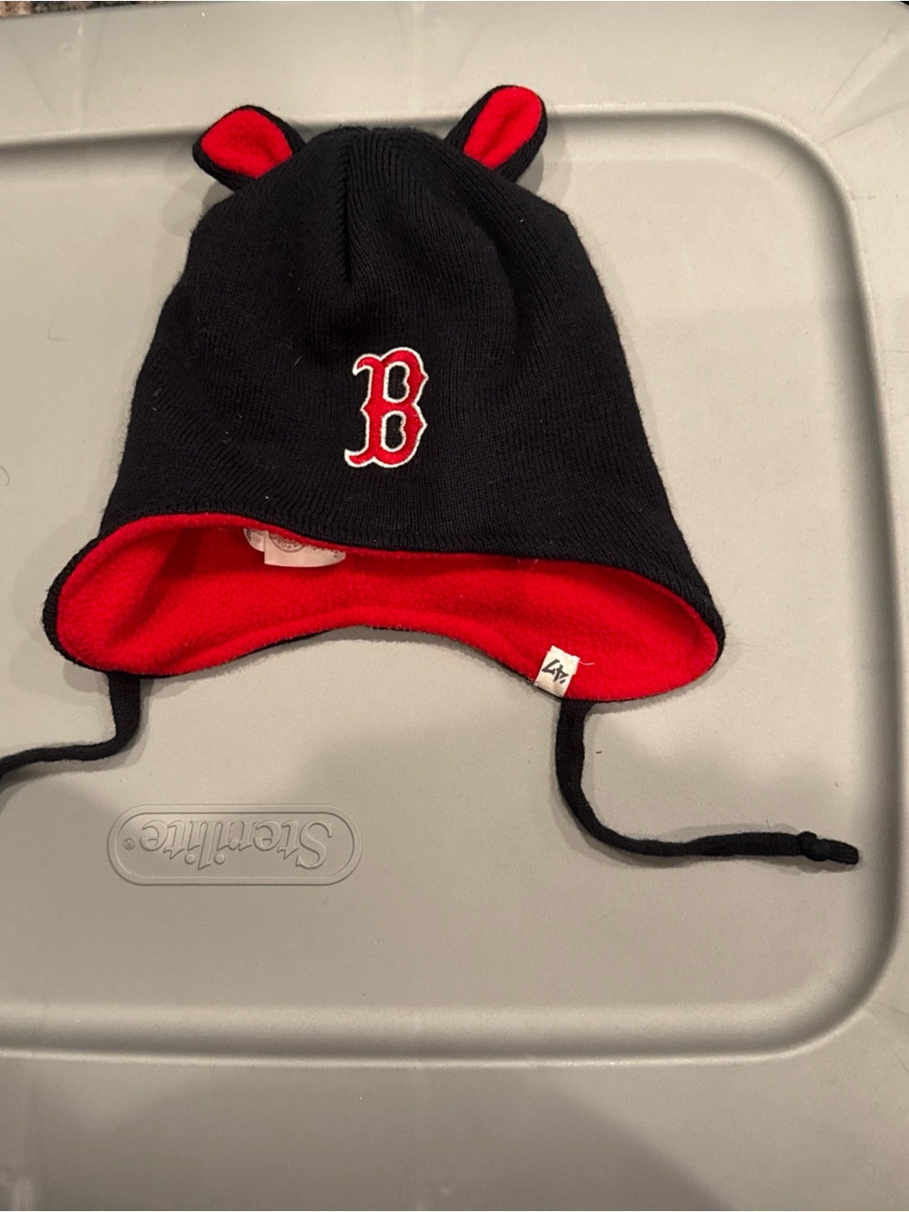 Boston Red Sox winter hat,  toddler size